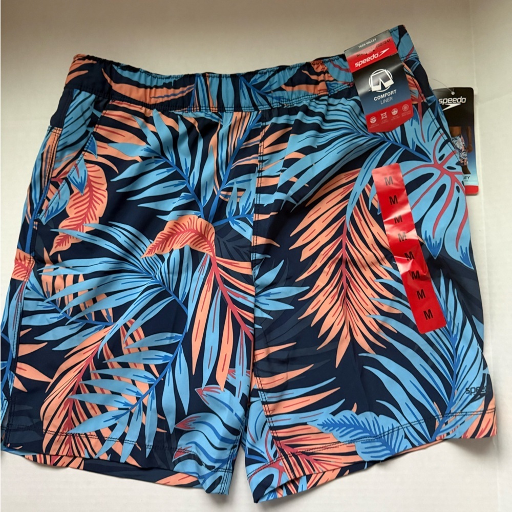 Speedo Men's Tropical Swim Shorts - Speedo Mens Hydro Volley Swim Shorts